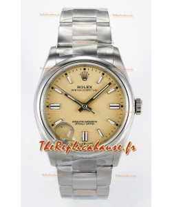 Rolex Oyster Perpetual Super Clone REF#126000 36 mm Cadran beige Réplique suisse