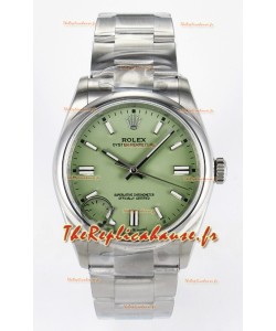 Rolex Oyster Perpetual Super Clone REF#126000 36 mm Cadran pistache Réplique suisse