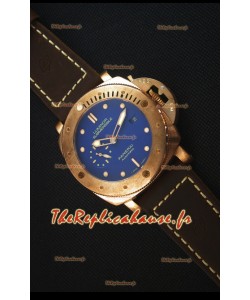 Panerai PAM617T Bronzo Montre Réplique - Edition Ultime Réplique Actualisé - Cadran Bleu