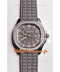 Patek Philippe Super Clone Aquanaut LUCE 5069-001 Quartz cadran gris 35MM