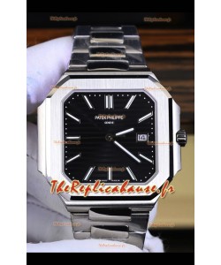 Patek Philippe Cubitus 5821 904L Boîtier acier Cadran noir Réplique montre suisse 