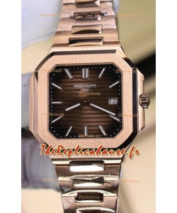 Patek Philippe Cubitus 5821 Or Rose Cadran marron Réplique montre suisse