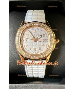 Patek Philippe Superclone Aquanaut 5072R Montre sertie en or rose