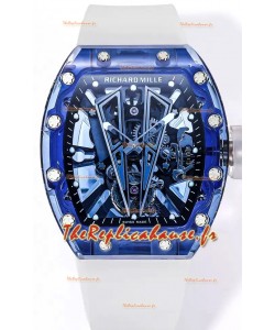 Richard Mille RM27-03 Boîtier saphir avec mouvement tourbillon authentique Réplique ultime 1:1