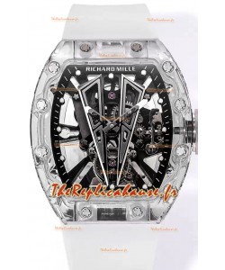 Richard Mille RM27-03 Boîtier saphir avec mouvement tourbillon véritable Réplique ultime 1:1