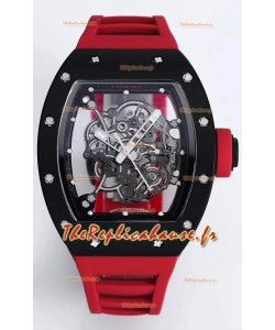 Richard Mille RM055 Boîtier Céramique avec Tourbillon Véritable Montre Super Clone