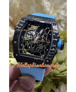 Richard Mille 035-02 Noir NTPT Mouvement Vaucher authentique Montre Super Clone