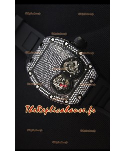 Richard Mille RM053 Tourbillon Pablo Mac Donough Montre Réplique Suisse Boîtier en PVD