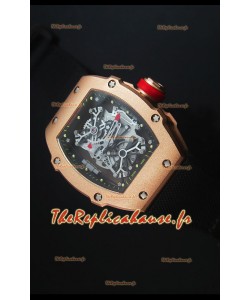 Richard Mille RM027 Tourbillon Rafael Nadal Edition Montre Suisse en Or 18k