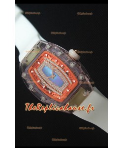 Richard Mille RM07-02 Sapphir Ladies Montre Réplique Suisse avec Cadran Bleu Perlé