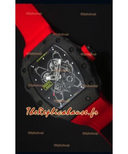Montre Replica Suisse RM35-01 Richard Mille Edition Rafael Nadal avec un Bracelet en Nylon Rouge