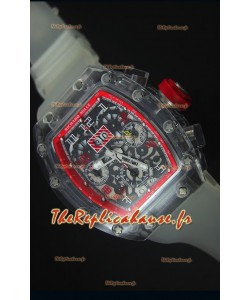 Montre avec Lunette Chronographe Rouge Richard Mille RM056-1 Tourbillon Felipe Massa