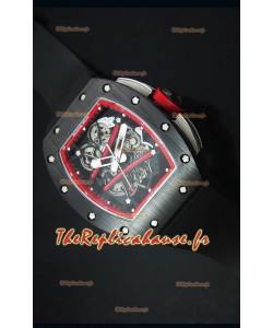 Montre Replica Suisse avec Lunette Rouge avec Boitier en Céramique RM061 Richard Mille