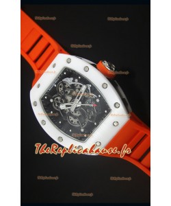 Montre Replica Suisse avec Lunette Intérieure Noire avec Boitier en Céramique RM061 Richard Mille