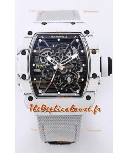 Richard Mille RM35-01 Rafael Nadal - Montre Super Clone Tourbillon Véritable - Boîtier en Fibre de Carbone
