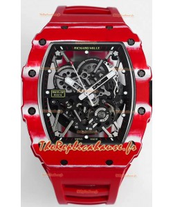 Richard Mille RM35-02 Rafael Nadal - Boîtier en fibre de carbone avec Tourbillon Véritable - Montre Super Clone