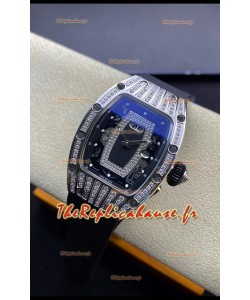Richard Mille RM-07-01 Acier inoxydable Diamants Femmes Réplique Montres Miroir 1:1 