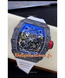 Richard Mille RM35-02 Rafael Nadal Boîtier en fibre de carbone avec Tourbillon Véritable Montre Super Clone