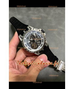 Roger Dubuis Super Clone Excalibur Spider Flying Tourbillon Skeleton Boîtier Titane 45MM