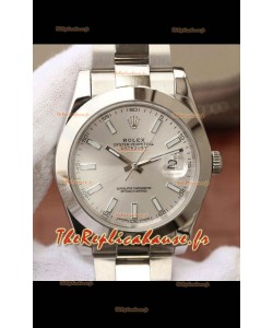 Montre Rolex Datejust 41MM Mouvement Cal.3135 Réplique Suisse en acier 904L / Cadran acier