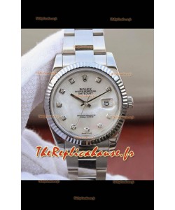 Montre Rolex Datejust 41MM Mouvement Cal.3135 Réplique Suisse en acier 904L cadran perlé
