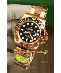 Réplique de montre Rolex GMT Master Super Clone M126715CHNR avec réserve de marche de 72 heures