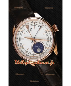 Rolex Cellini Moonphase Or rose REF# 50535 Montre Réplique Suisse 