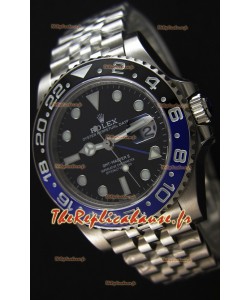 Rolex GMT Masters II 126710BLNR Batman Cal.3186 Mouvement Montre Réplique Suisse - Ultime Acier 904L