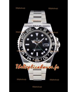 Rolex GMT Master II 116710LN Lunette en céramique Cal.3186 Mouvement Réplique Suisse - Ultime montre en acier 904L