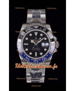 Rolex GMT Masters II 126710BLNR Batman Cal.3186 Mouvement Réplique Suisse - Montre Ultimate 904L en acier