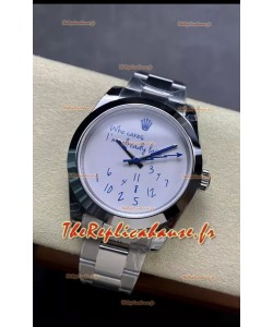 Rolex Datejust 41MM « Who Cares I'm already Late » Dial in Swiss Automatic Movement 