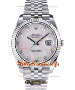 Rolex Datejust 126334 41MM ETA3235 72 Hours Power Jubilé Cadran Perle Réplique 1:1 