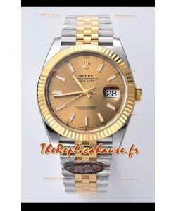 Rolex Datejust 126333 41MM Cal.3235 Montre réplique 1:1 suisse en 904L Cadran or pâle