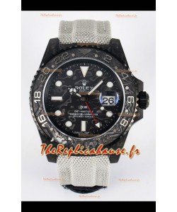 Rolex GMT Masters II Super Clone DiW Edition Réplique montre Suisse Boîtier Carbone Léger 