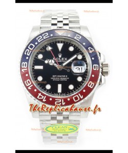 Rolex GMT Masters II 126710BLRO Cal.3285 72 Hours Power Bracelet Jubilé Réplique Suisse Acier 904L 