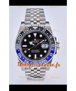 Rolex GMT Masters II 126710BLNR Batman Cal.3285 Mouvement Suisse Réplique - Montre Ultimate 904L en acier