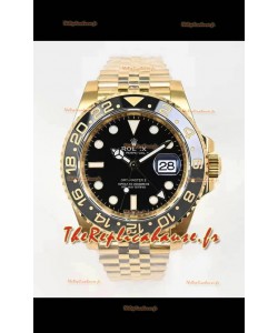 Rolex GMT Masters II M126718GRNR Mouvement Cal.3285 Réplique Suisse - Montre Ultimate en acier 904L