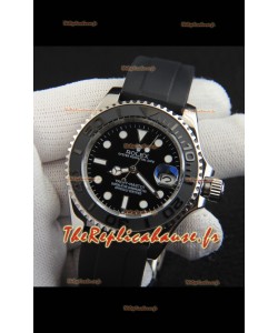 Réplique japonaise de montre Rolex Yachtmaster en acier inoxydable - 40 mm