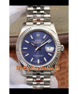 Montre Rolex Datejust 36MM Mouvement ETA-3135 Réplique Suisse en acier 904L avec cadran blanc romain 