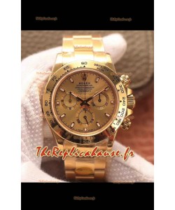 Montre Rolex Cosmograph Daytona 116598 904L Acier inoxydable miroir 1:1 Cal.4130 Mouvement