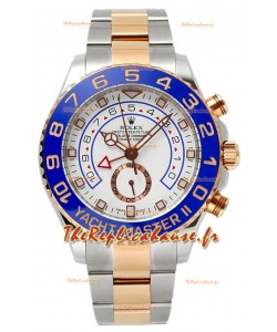 Rolex Yachtmaster II Acier inox Ref.116681 Réplique 1:1 Deux tons 