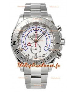 Rolex Yachtmaster II Acier inox Ref.116689 1:1 Lunette plaquée or blanc 