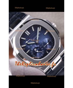 Montre Patek Philippe Nautilus 5712/1A 1:1 Réplique Suisse de qualité avec cadran bleu 