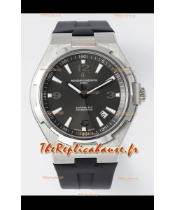Vacheron Constantin Overseas Montre réplique miroir suisse 1:1, cadran gris, bracelet caoutchouc