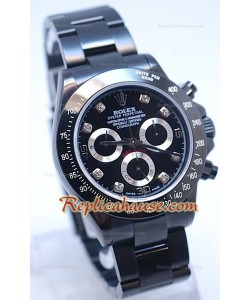 Rolex Cosmograph Project X Editions Black Out Daytona Chiffres en Diamant