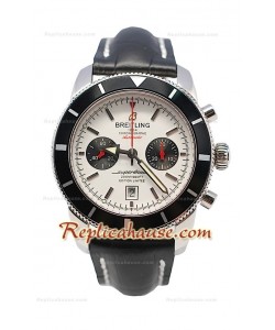 Breitling SuperOcean Heritate Montre Réplique Suisse avec Bracelet en Cuir