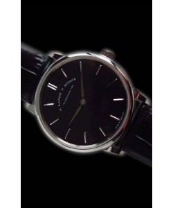 A.Lange Sohne Saxonia montre réplique boîtier en acier