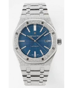 Audemars Piguet Royal Oak 15410BC 41MM Cadran Bleu 904L Acier Mouvement CALIBRE 3120 Réplique miroir 1:1