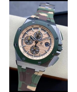 Audemars Piguet Royal Oak Offshore CAMO 44MM Chronographe Montres Réplique Miroir 1:1 - Acier 904L