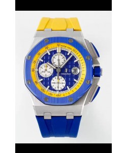 Audemars Piguet Royal Oak Offshore Chronograph Ryders Cup Édition bleue Miroir 1:1 Réplique Montre